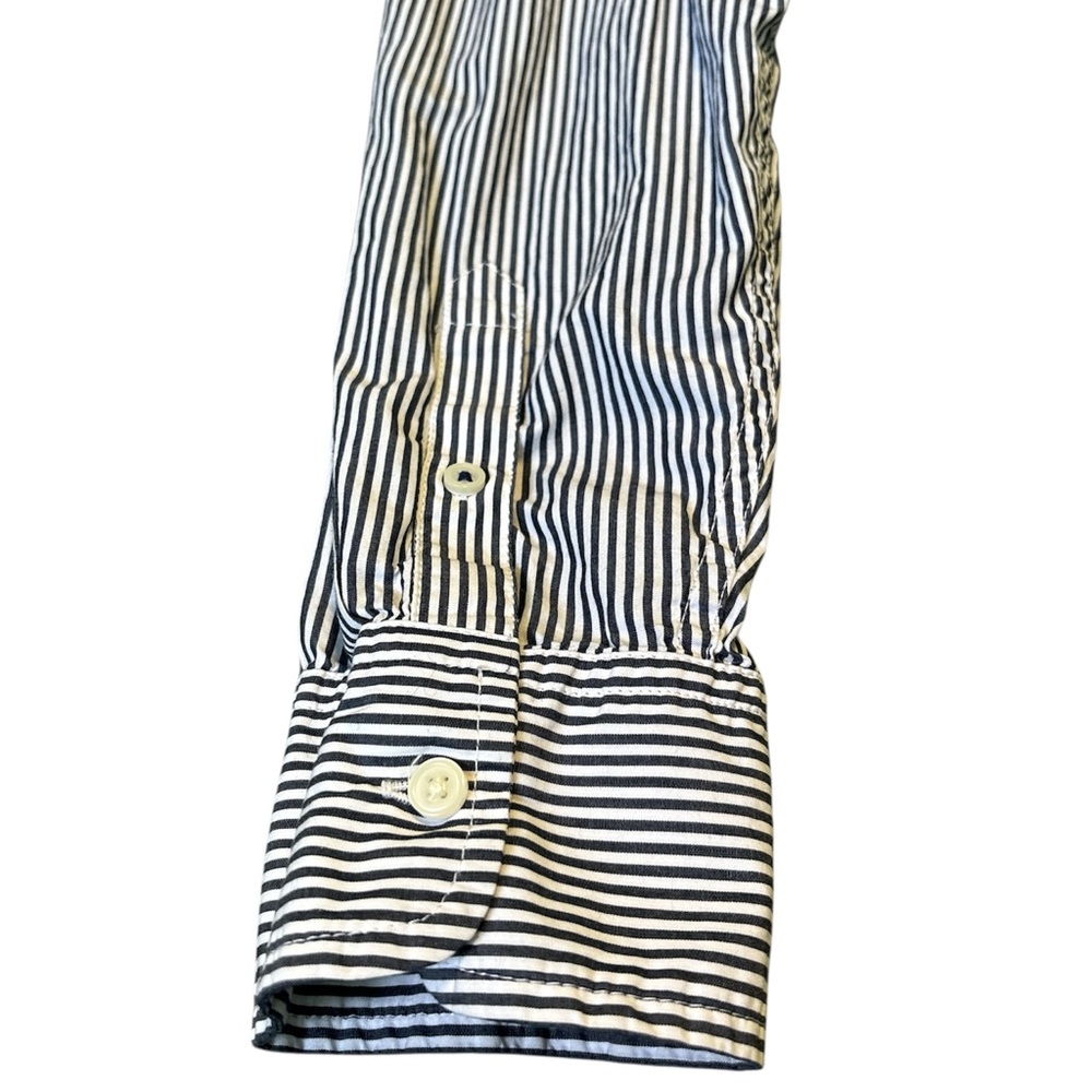 J. Crew blue/white striped dress shirt - Picture 9 of 15
